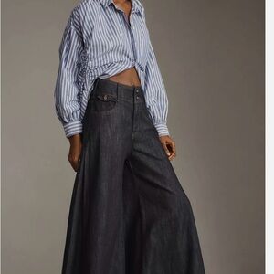 Pilcro palazzo wide leg jeans NWT